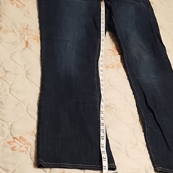 Old Navy Dark Blue Flare Jeans - Picture 8 of 9